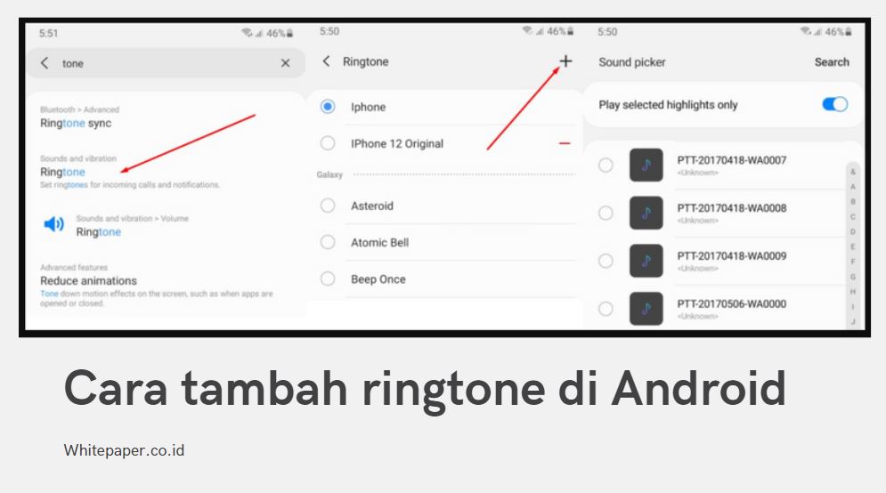 Cara Tambah Ringtone Di Android