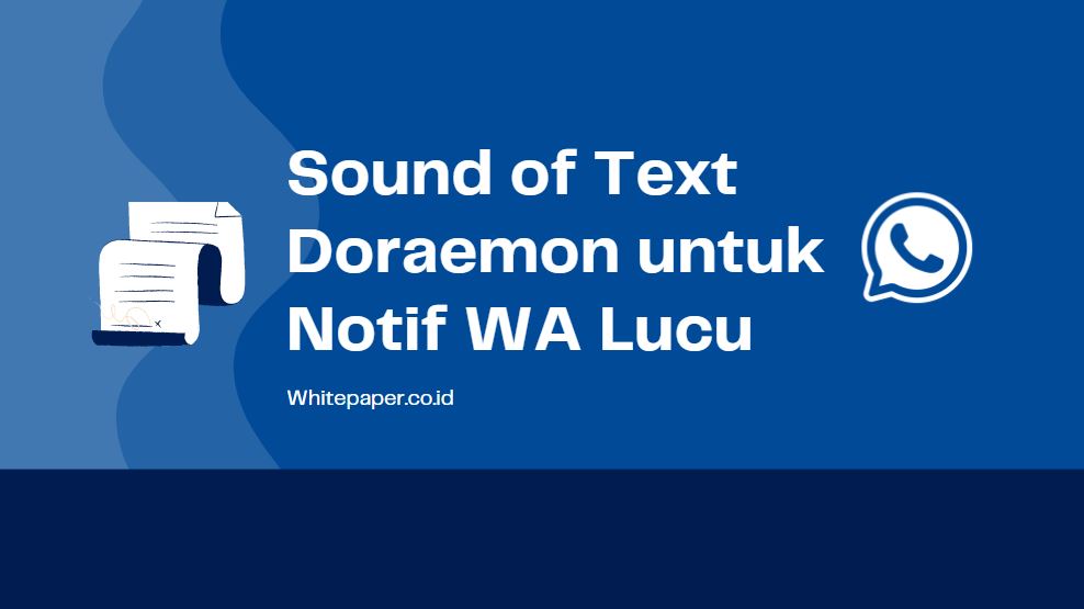 Sound Of Text Doraemon Untuk Notif Wa Lucu