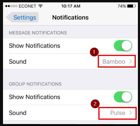 Pengaturan Notifikasi Whatsapp Di Iphone