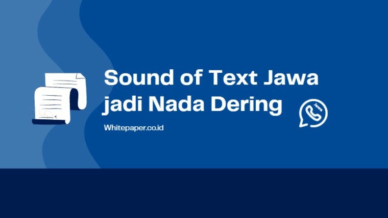 Sound Of Text Jawa Jadi Nada Dering