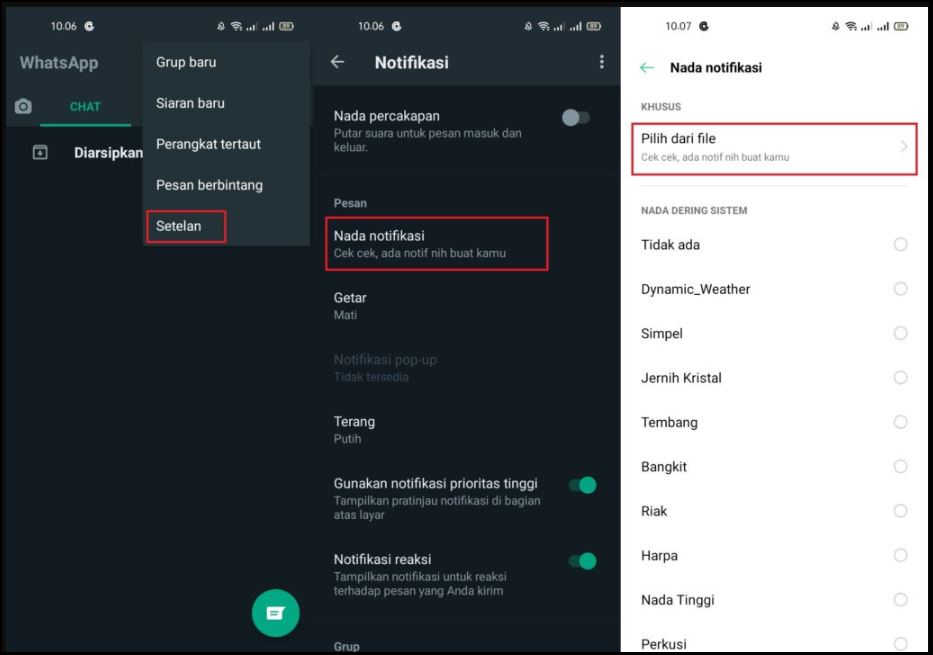 Cara Ubah Nada Dering Whatsapp Bts Di Hp Android