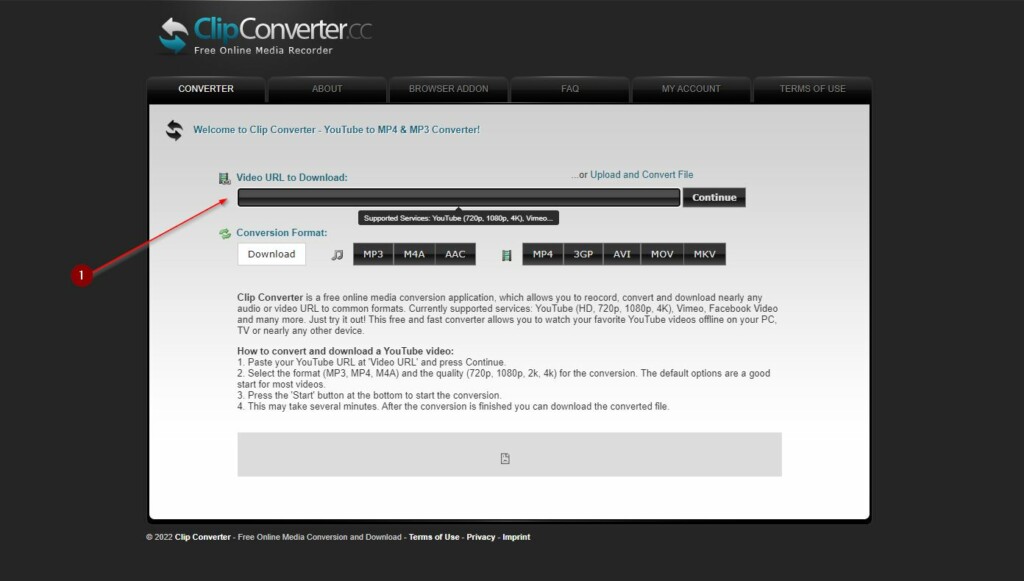 Clipconverter Online Media Recorder
