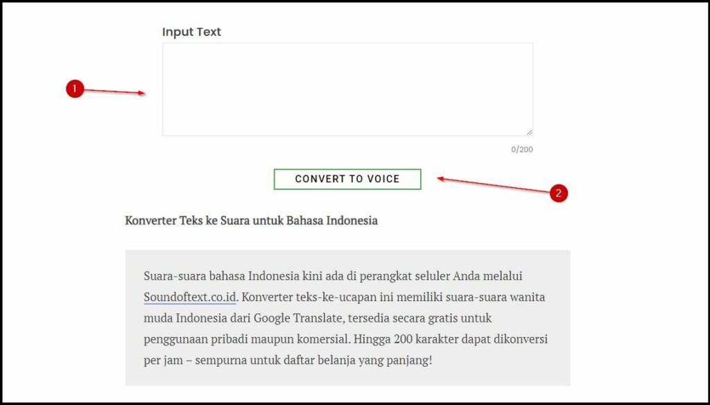 Text To Speech Indonesia