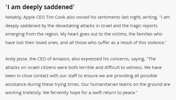 Apple Ceo Tim Cook Also Voiced His Sentiments