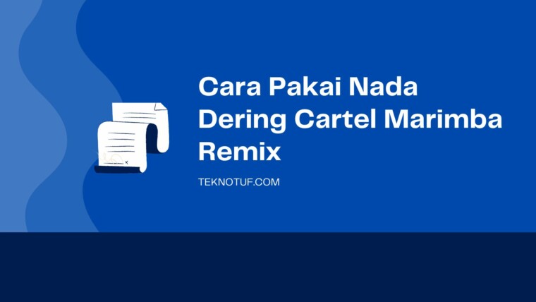 Cover Cara Pakai Nada Dering Cartel Marimba Remix